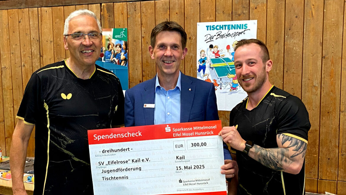 2025 Spende Sparkasse EMH TT SV Kail